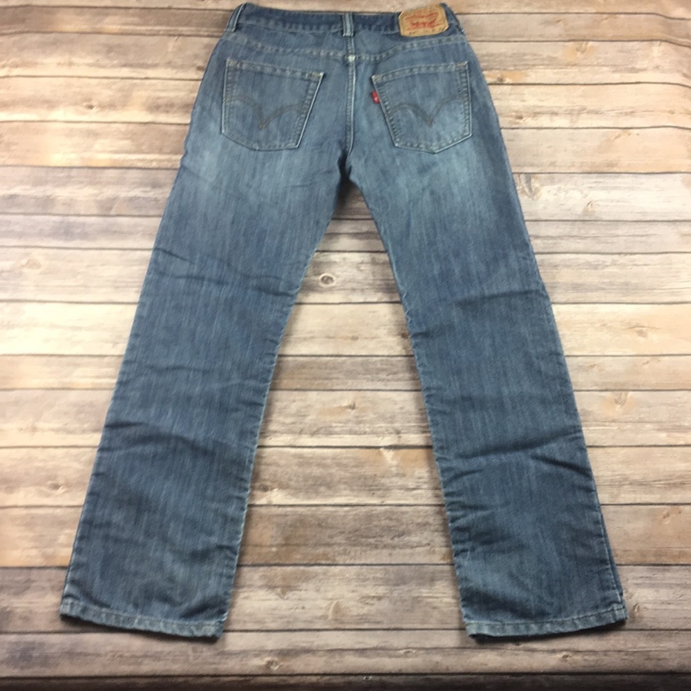 LEVIS 514 MEDIUM WASH STRAIGHT FIT JEANS - Picture 7 of 7
